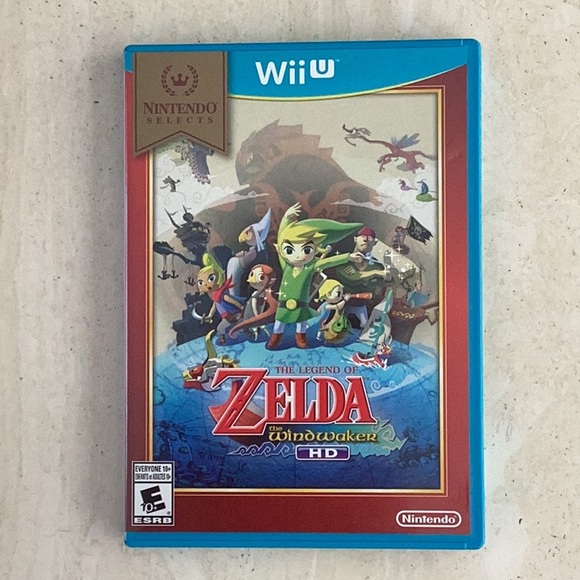 Nintendo Other - The Legend Of Zelda Wind Waker HD Wii U Game Nintendo Selects